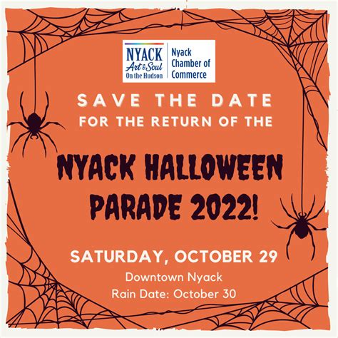 Nyack Halloween Parade – October 29, 2022 – Nyack Chamber of Commerce