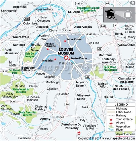 Louvre Museum at Paris, France - Map, Facts, Location, Best time to visit