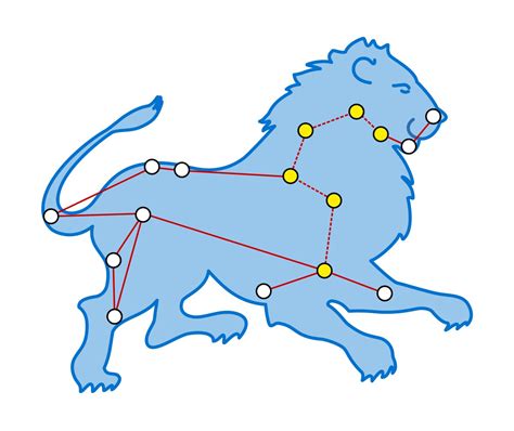 Leo Constellation Drawing Easy