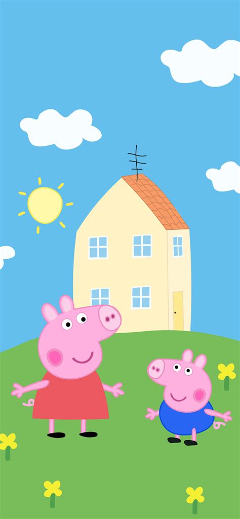 Peppa Pig House Wallpaper for Phone - Aesthetic Peppa Pig Wallpaper