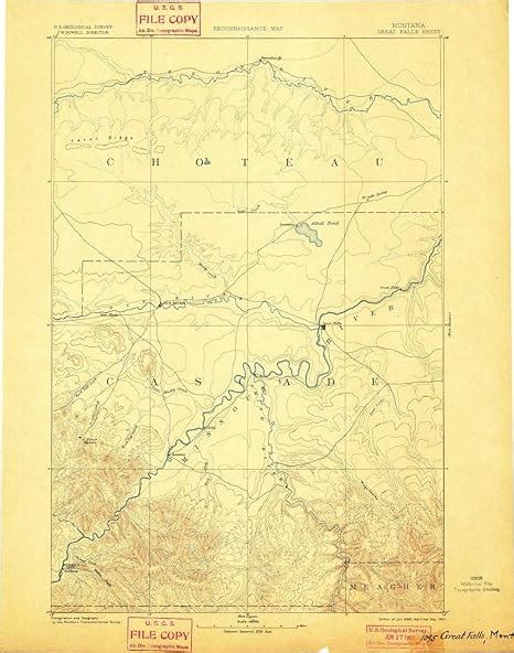 Map Of Great Falls Montana - Maping Resources