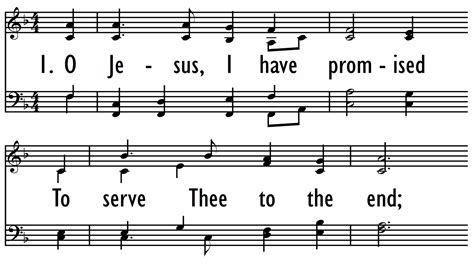 O JESUS, I HAVE PROMISED | Digital Songs & Hymns