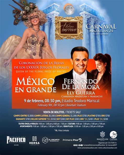 Elenco del Carnaval de Mazatlán 2024 tuvo un costo por encima de los 8 ...