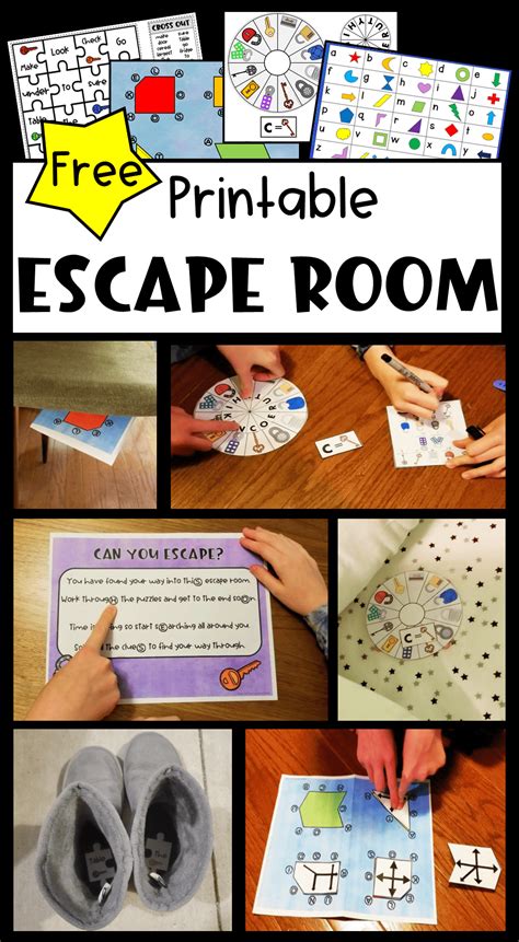 Free Printable Escape Room For Kids