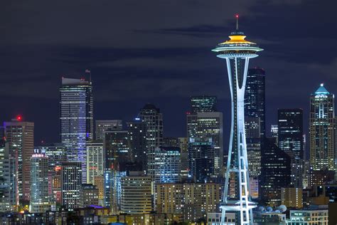 Space Needle at night from Seattle's Kerry Park • Dan Sorensen