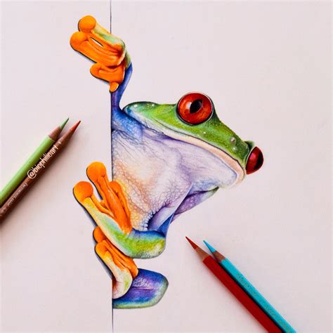 Colored Pencils Drawing