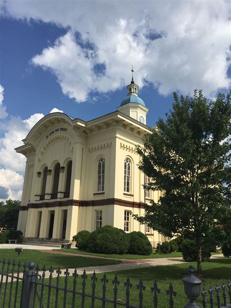 Historic Caswell County Courthouse in Yanceyville, North Carolina. Paul ...