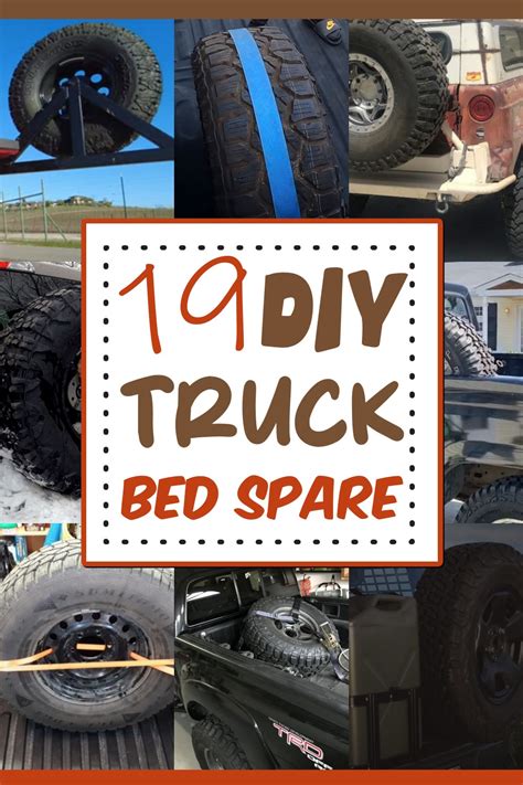 19 DIY Truck Bed Spare Tire Mount Ideas All Cheap And Easy!