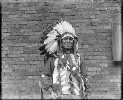 Real American Indian in full head dress - Digital Commonwealth