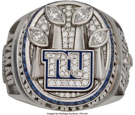 2011 New York Giants Super Bowl XLVI Championship Ring.... Football ...