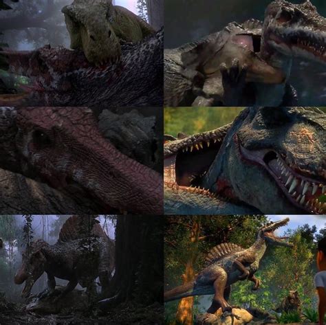 Jurassic Park 3 Tyrannosaurus Rex Vs Spinosaurus