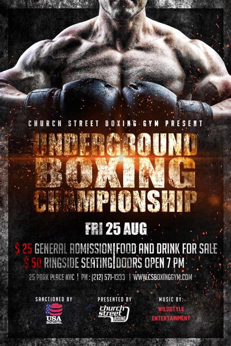 Entry #51 by freeland972 for Design a Poster for a Boxing Event on ...