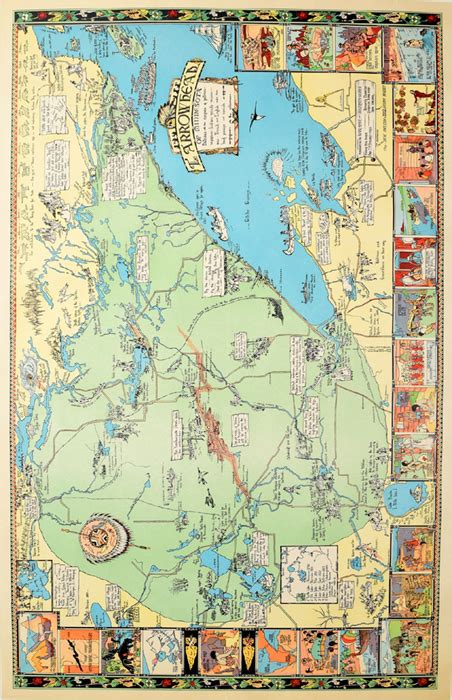 Lake Arrowhead Map - Chicago Center for the Print