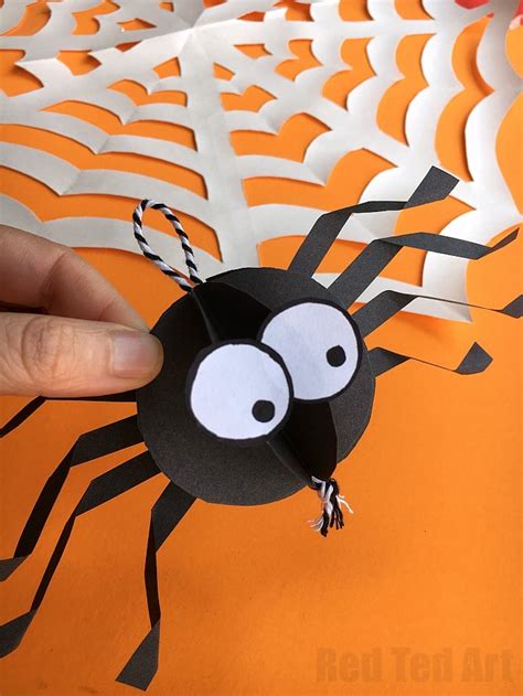 Paper Spider Craft - Red Ted Art's Blog