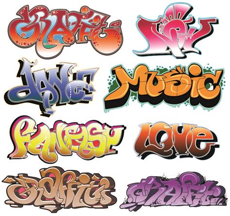 Beautiful graffiti font design 03 vector Free Vector / 4Vector ...