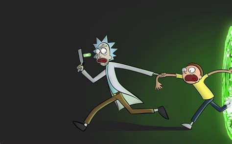 3840x2400 Resolution Rick and Morty Portal UHD 4K 3840x2400 Resolution ...