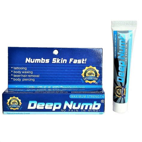 10g DEEP NUMB® Topical Numbing Cream - NumbCreams.com