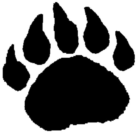 black bear paw print clip art 20 free Cliparts | Download images on ...