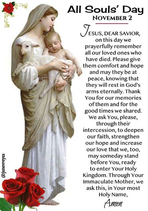 All Souls’ Day | Catholic prayers daily, Inspirational prayers, All ...