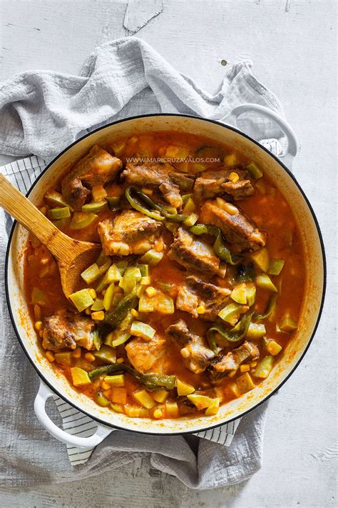 Calabacitas Con Puerco (Mexican squash with pork)