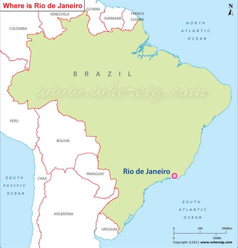 Where is Rio de Janeiro Located | Rio Location in Brazil Map