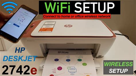 HP DeskJet 2742e WiFi Setup, Wireless setup, Connect to WiFi Network ...