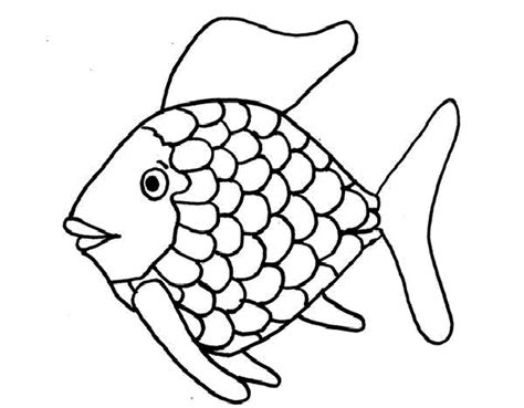 Rainbow Fish Coloring Pages For Kids - smart-kiddy.blogspot.com