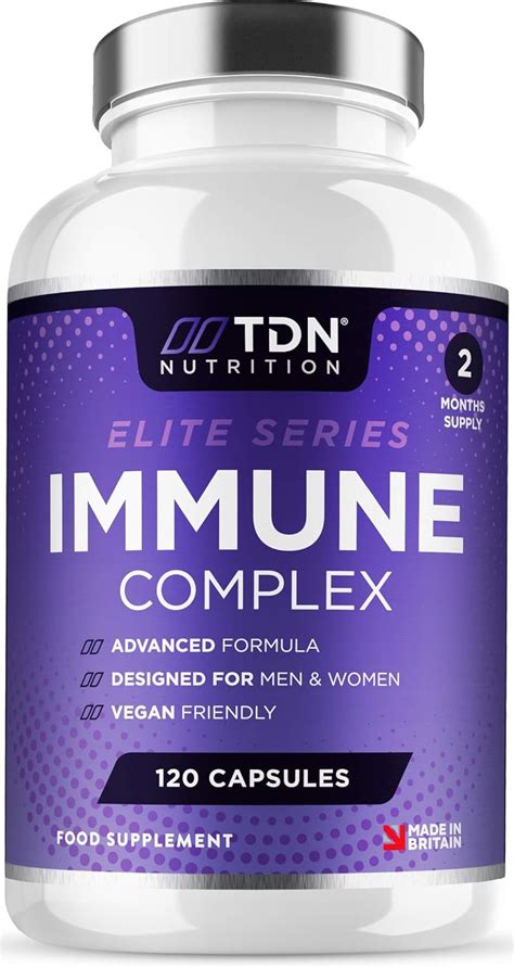 Immune System Support - Premium Immune Supplement - 120 Capsules - 13 ...