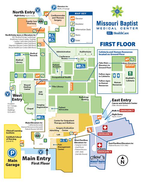 Saint Louis University Hospital Map | Paul Smith