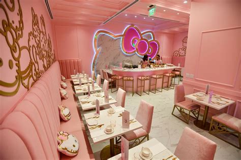 The first permanent Hello Kitty Grand Cafe Sanrio in the U.S. opens at ...