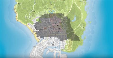 Gta 5 Map Size Comparison To Gta 4