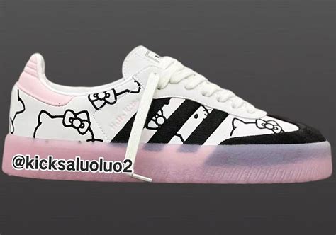 Hello Kitty Hợp Tác với adidas trên Phiên Bản Samba 2.0 Dễ Thương