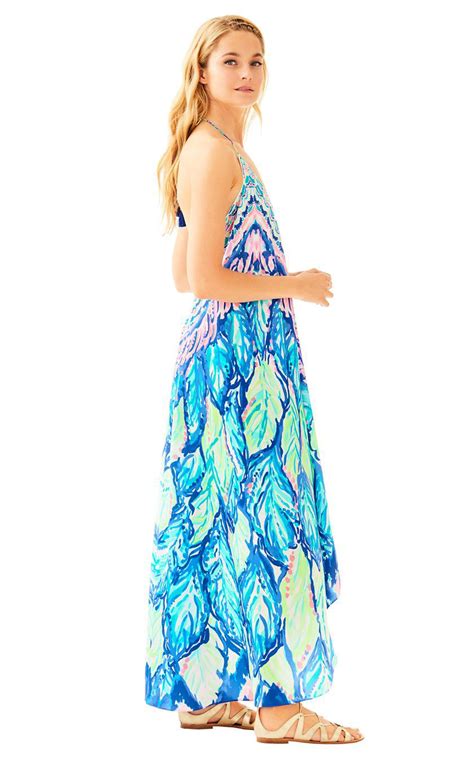 Lyst - Lilly Pulitzer Fayette Beach Maxi Dress in Blue