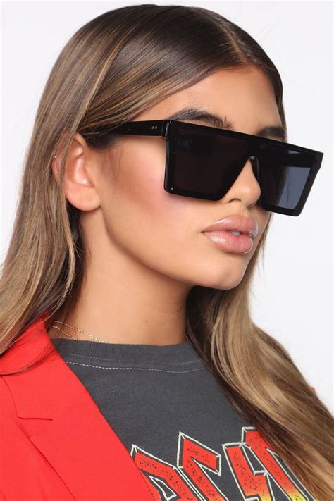 Don't Mind If I Do Sunglasses - Black | Fashion Nova | Trending ...