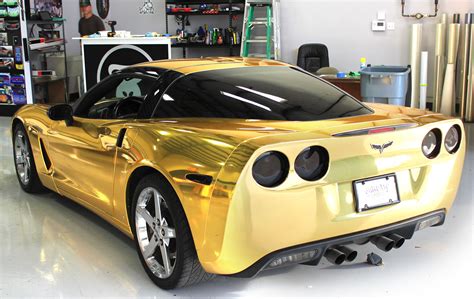 Gold Chrome Wrap Fort Worth - Zilla Wraps