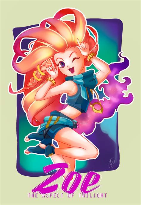 Zoe Fanart by HeavenlyRivers | Lol league of legends, League of legends ...