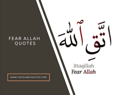 12 Fear Allah Quotes from the Quran and the Hadith