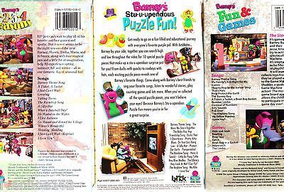 Barney Fun And Games Part 4 - Barney Barneys Fun And Games Vhs 1996 For ...