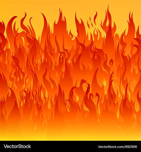 Fire flames background Royalty Free Vector Image