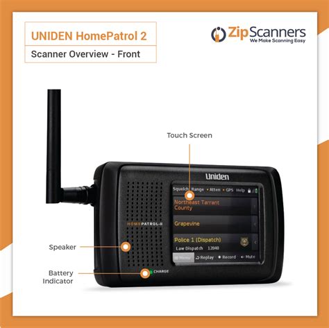 HomePatrol 2 Police Scanner | Uniden Digital Base Scanner