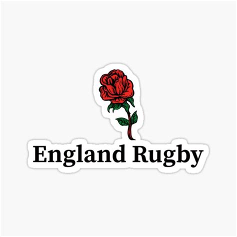 "Rugby - England Rose" Sticker for Sale by nielsschut | Redbubble