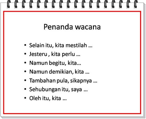 Penanda Wacana Untuk Bahasa Inggeris - Penanda Wacana Yang Gramatis / I ...