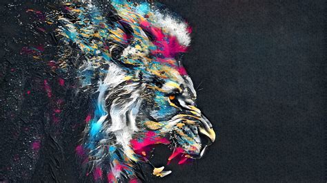 Wallpaper Hd Lion Roaring