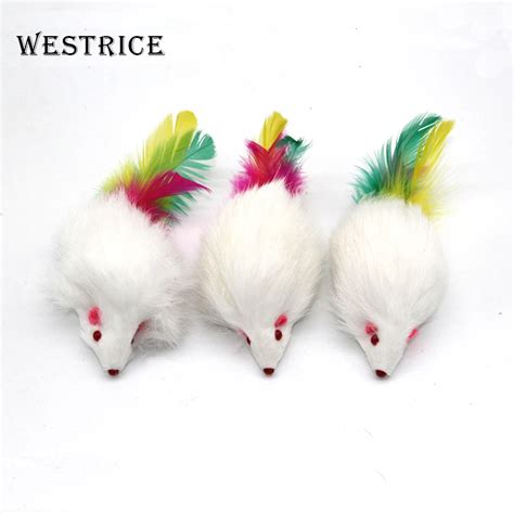 Aliexpress.com : Buy Westrice Cat Pet Toy 6cm Pet Toys Real Fur Cat ...