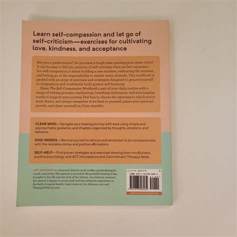 The Self-Compassion Workbook by Joy Johnson, Paperback | Pangobooks