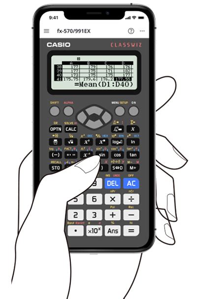 CASIO ClassWiz Calc App | App for Mobile Devices | CASIO