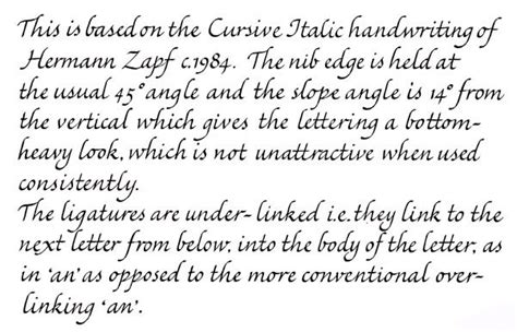 Cursive Italic Handwriting - Penmanship | Schrijven