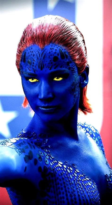 Raven. | Mystique marvel, X men, Jennifer lawrence