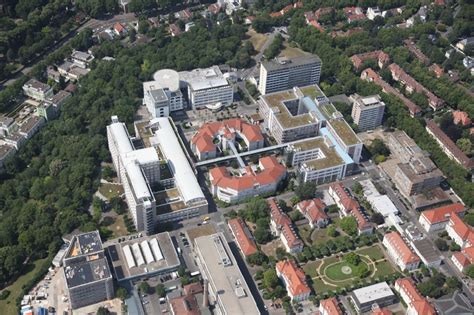 Luftbild Mainz - Klinikgelände der Universitätsmedizin der Johannes ...