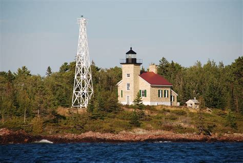 Copper Harbor Lighthouse, Keweenaw Peninsula, Michigan - a photo on ...